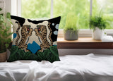 Mikro Tiger Reversible Indoor/Outdoor Rectangle Pillow