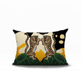 Mikro Tiger Reversible Indoor/Outdoor Rectangle Pillow