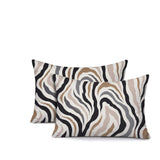 Mila Zebra Print Indoor/Outdoor Reversible Rectangular Pillow