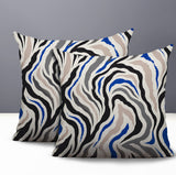 Mila Zebra Print Indoor/Outdoor Reversible Square Pillow