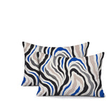 Mila Zebra Print Indoor/Outdoor Reversible Rectangular Pillow