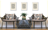 Mila Zebra Print Indoor/Outdoor Reversible Rectangular Pillow