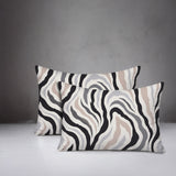 Mila Zebra Print Indoor/Outdoor Reversible Rectangular Pillow