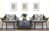 Mila Zebra Print Indoor/Outdoor Reversible Rectangular Pillow