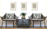 Mila Zebra Print Indoor/Outdoor Reversible Rectangular Pillow