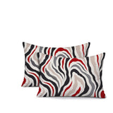 Mila Zebra Print Indoor/Outdoor Reversible Rectangular Pillow