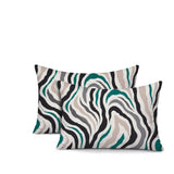 Mila Zebra Print Indoor/Outdoor Reversible Rectangular Pillow