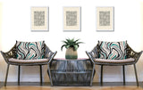 Mila Zebra Print Indoor/Outdoor Reversible Rectangular Pillow