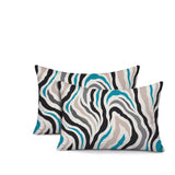 Mila Zebra Print Indoor/Outdoor Reversible Rectangular Pillow
