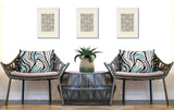 Mila Zebra Print Indoor/Outdoor Reversible Rectangular Pillow