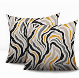 Mila Zebra Print Indoor/Outdoor Reversible Square Pillow