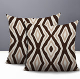 Millie Zebra Print Indoor/Outdoor Reversible Square Pillow