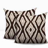 Millie Zebra Print Indoor/Outdoor Reversible Square Pillow