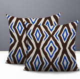 Millie Zebra Print Indoor/Outdoor Reversible Square Pillow