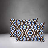Millie Zebra Print Indoor/Outdoor Reversible Rectangular Pillow