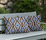 Millie Zebra Print Indoor/Outdoor Reversible Rectangular Pillow