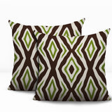 Millie Zebra Print Indoor/Outdoor Reversible Square Pillow