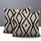 Millie Zebra Print Indoor/Outdoor Reversible Square Pillow
