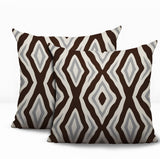 Millie Zebra Print Indoor/Outdoor Reversible Square Pillow