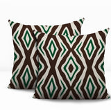 Millie Zebra Print Indoor/Outdoor Reversible Square Pillow