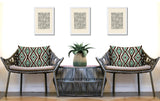 Millie Zebra Print Indoor/Outdoor Reversible Rectangular Pillow