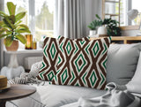 Millie Zebra Print Indoor/Outdoor Reversible Square Pillow