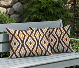 Millie Zebra Print Indoor/Outdoor Reversible Rectangular Pillow