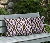 Millie Zebra Print Indoor/Outdoor Reversible Rectangular Pillow