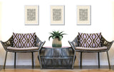 Millie Zebra Print Indoor/Outdoor Reversible Rectangular Pillow
