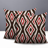 Millie Zebra Print Indoor/Outdoor Reversible Square Pillow