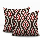 Millie Zebra Print Indoor/Outdoor Reversible Square Pillow