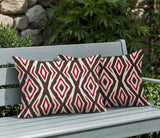 Millie Zebra Print Indoor/Outdoor Reversible Rectangular Pillow
