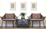 Millie Zebra Print Indoor/Outdoor Reversible Rectangular Pillow
