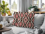 Millie Zebra Print Indoor/Outdoor Reversible Square Pillow