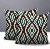 Millie Zebra Print Indoor/Outdoor Reversible Square Pillow