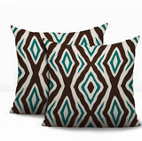 Millie Zebra Print Indoor/Outdoor Reversible Square Pillow