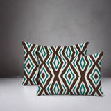 Millie Zebra Print Indoor/Outdoor Reversible Rectangular Pillow