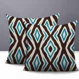 Millie Zebra Print Indoor/Outdoor Reversible Square Pillow