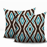 Millie Zebra Print Indoor/Outdoor Reversible Square Pillow
