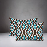 Millie Zebra Print Indoor/Outdoor Reversible Rectangular Pillow