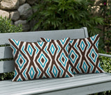 Millie Zebra Print Indoor/Outdoor Reversible Rectangular Pillow