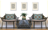 Millie Zebra Print Indoor/Outdoor Reversible Rectangular Pillow