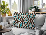 Millie Zebra Print Indoor/Outdoor Reversible Square Pillow