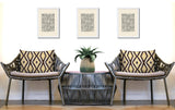 Millie Zebra Print Indoor/Outdoor Reversible Rectangular Pillow