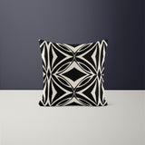 Mina Abstract Reversible Indoor/Outdoor Square Pillow Cover