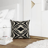 Mina Abstract Reversible Indoor/Outdoor Square Pillow Cover