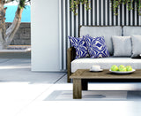 Mina Abstract Reversible Indoor/Outdoor Square Pillow Cover