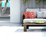 Mina Abstract Reversible Indoor/Outdoor Square Pillow Cover