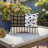 Minka Abstract Reversible Indoor/Outdoor Square Pillow