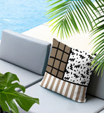 Minka Abstract Reversible Indoor/Outdoor Square Pillow